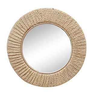 Large Brown Round Bohemian Wall Mirror XRM-1S